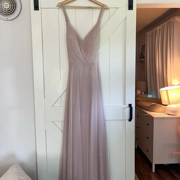 Wtoo | Dresses | Wtoo Mauve Pink Maxi Gown Sleeveless Vneck For Bridesmaids And Weddings | Poshmark Wtoo | Dresses | Wtoo Mauve Pink Maxi Gown Sleeveless Vneck For Bridesmaids And Weddings | Poshmark